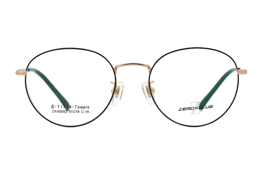 Montures de lunettes en titane en gros 65052