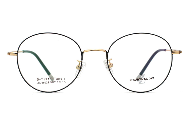 Montures de lunettes en titane en gros 65025