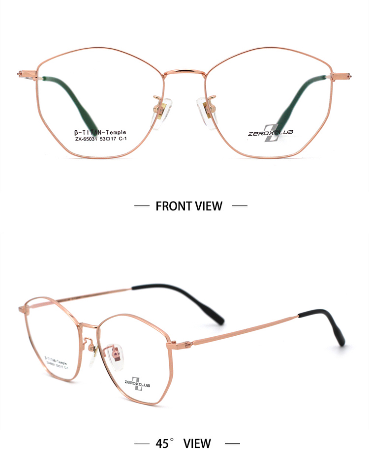 Lunettes Titanium_rose gold 