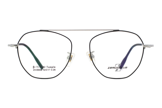 Montures de lunettes en titane en gros 65036