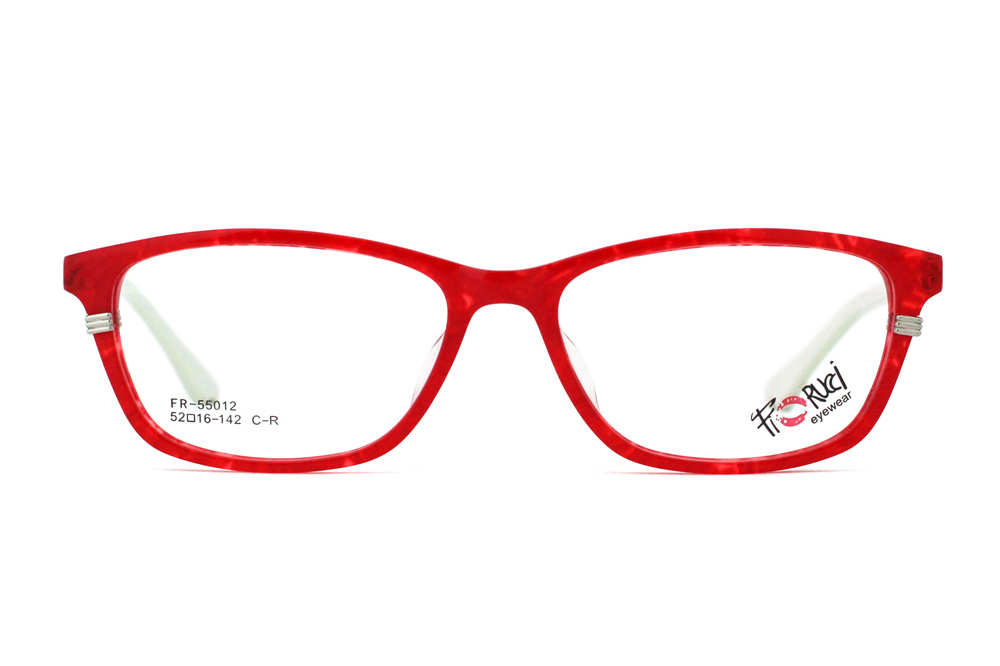 Montures de lunettes en acétate en gros 55012