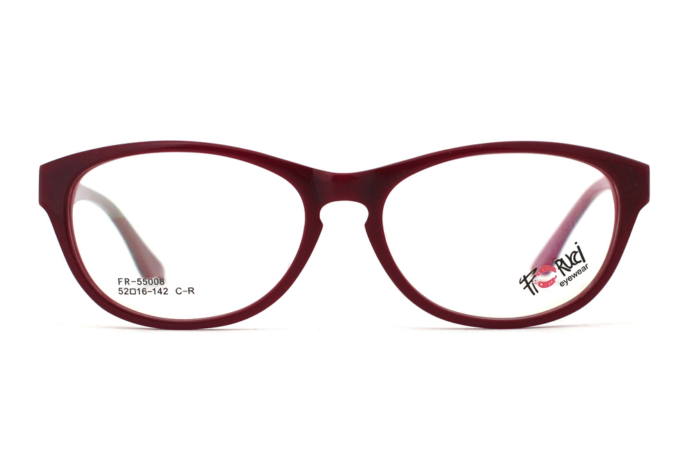 Montures de lunettes en acétate en gros 55008