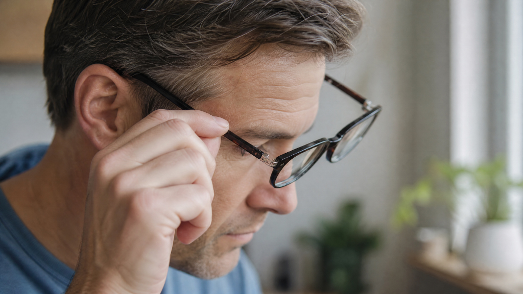 Retrait-de-lunettes-&agrave;-une-main-charni&egrave;re-Stress.jpg